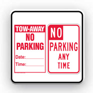 NO PARKING SIGNS