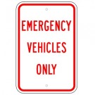 No Parking - Emergency Vehicles Only