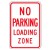No Parking Loading Zone Sign